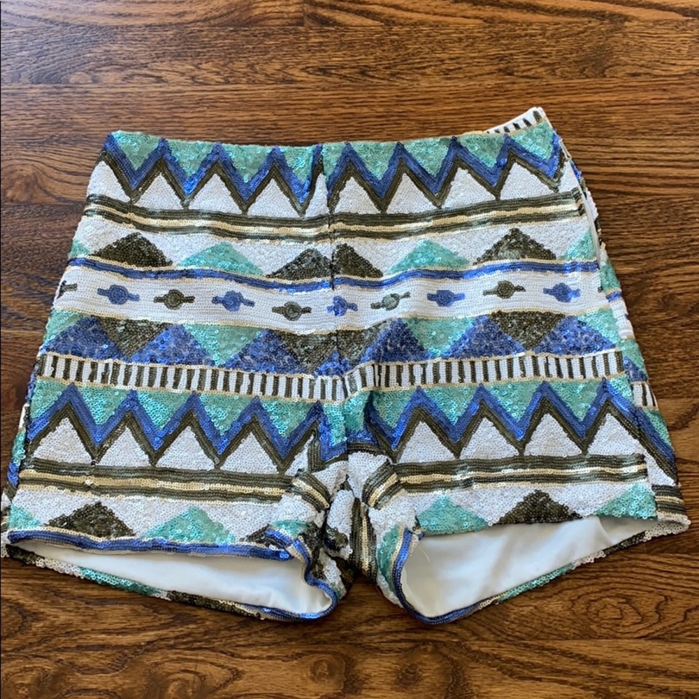 Sweet Rain Sequin Shorts